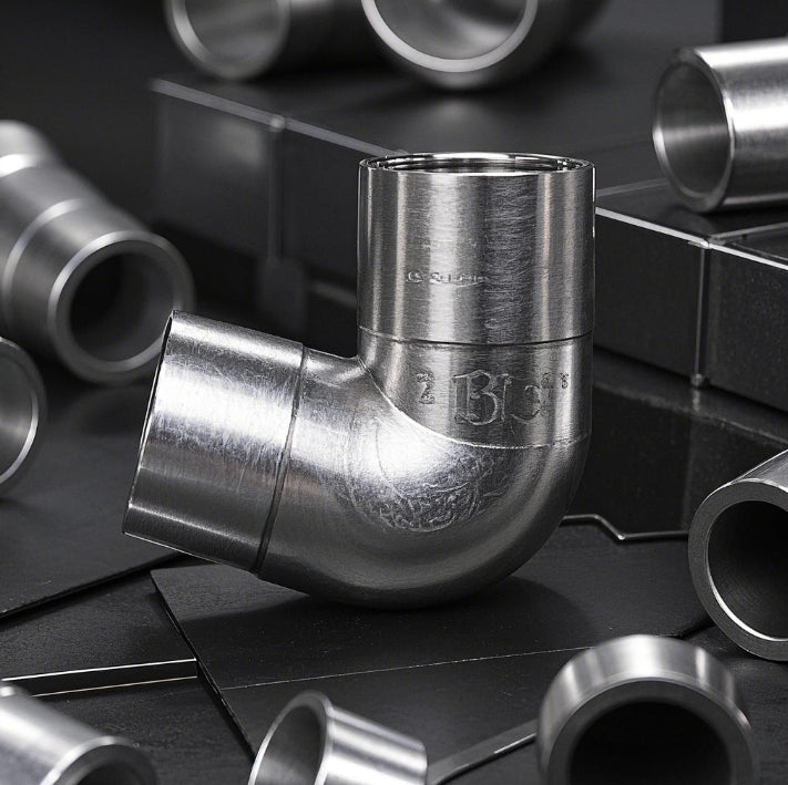 Rust-Resistant Stainless Steel Duct Elbow | Seamless Industrial Grade