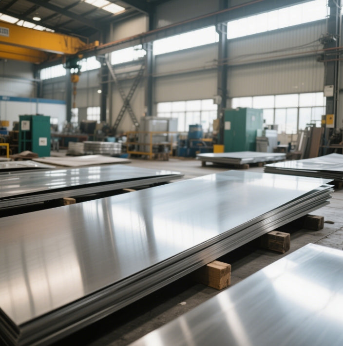 Engineered plate stainless steel | Seamless 2-Section Workshop Flooring