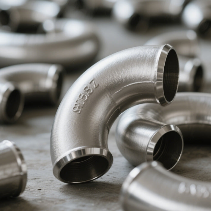 Precision Stainless Steel 90 Degree Elbow | Custom Butt Weld