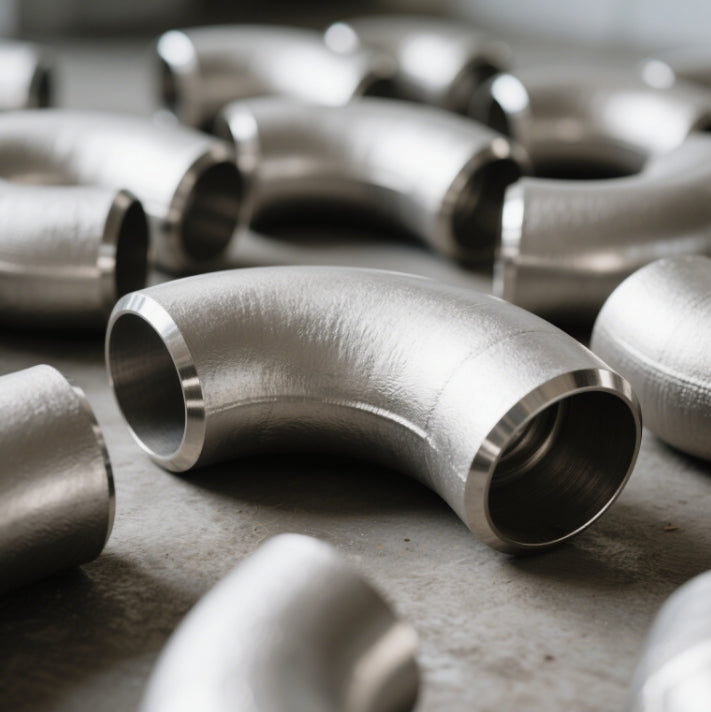 Industrial Stainless Steel 90 Degree Elbow | 5" Exhaust Flow