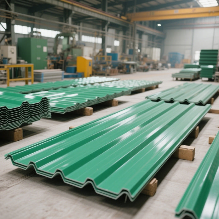 Customizable Tin Roofing Sheets | Color-Coated Options