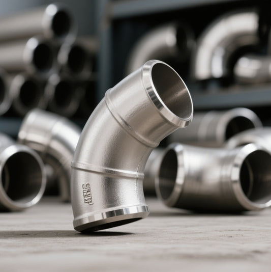 Corrosion-Resistant Stainless Steel 90 Degree Elbow | 5" Custom Fit