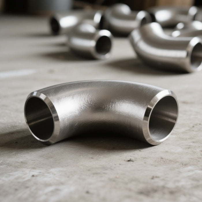 Seamless Stainless Steel 90 Degree Elbow | 5" Heavy-Duty Fit