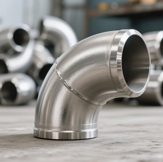 Robust Stainless Steel 90 Degree Elbow | Large-Scale Applications