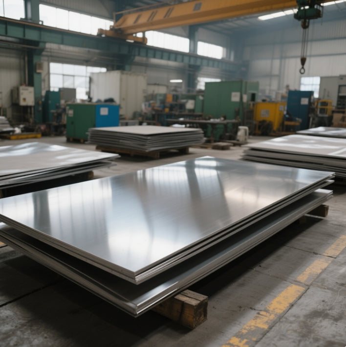 Eco-Friendly Stainless Steel Metal Plate | 06Cr18Ni11Ti & RoHS Compliant