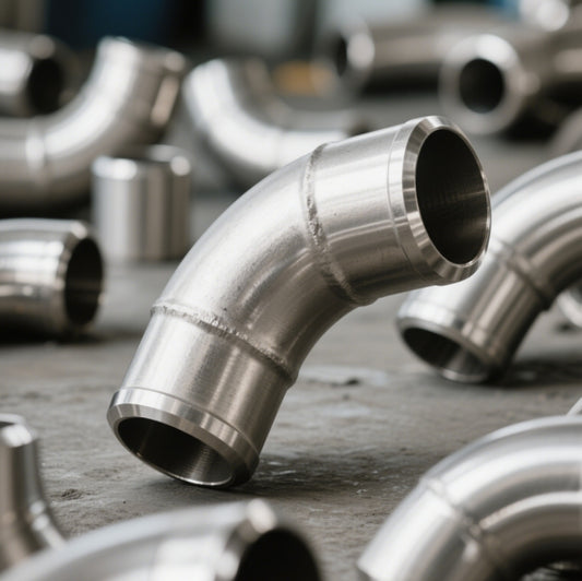 Long-Radius Stainless Steel 90 Degree Elbow | Heavy-Duty Use