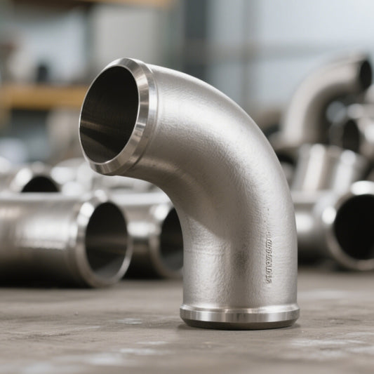 Heavy-Wall Stainless Steel 90 Degree Elbow | 5" Seamless Flow